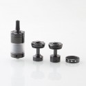 Rekavape Diplomat V1.5 Style MTL RTA Atomizer - Black, 316SS + PC / PEI, 6.2ml, 3 PCS Air Pins:1.2, 1.5, 1.8mm, 23mm