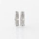 Rekavape Diplomat V1.5 Style MTL RTA Atomizer - Silver, 316SS + PC / PEI, 6.2ml, 3 PCS Air Pins:1.2, 1.5, 1.8mm, 23mm