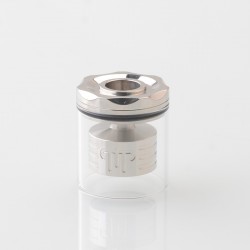 Rekavape Replacement Top Refilling Tank Tube Kit for Diplomat Style RDL RTA / Diplomat Style MTL RTA - Silver, 2.0ml