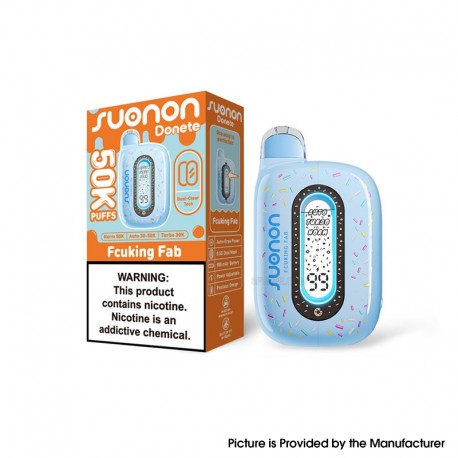 [Ships from Bonded Warehouse] Authentic SUONON Donete 50K Disposable Vape Kit - Fcuking Fab 50mg, 900mAh, 20ml, 50K Puffs