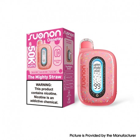 [Ships from Bonded Warehouse] Authentic SUONON Donete 50K Disposable Vape Kit - The Mighty Straw 50mg, 900mAh, 20ml, 50K Puffs