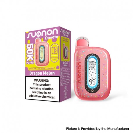 [Ships from Bonded Warehouse] Authentic SUONON Donete 50K Disposable Vape Kit - Dragon Melon 50mg, 900mAh, 20ml, 50K Puffs