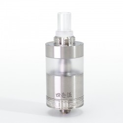 SXK Four One Five 415 RTA Virtuous Style Atomizer - Silver, 3.3ml, Air Pin 2 x 0.8mm, 1 x 1mm, 1 x 1.4mm, 3 x 0.8mm, 22mm Dia