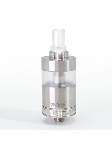 SXK Four One Five 415 RTA Virtuous Style Atomizer - Silver, 3.3ml, Air Pin 2 x 0.8mm, 1 x 1mm, 1 x 1.4mm, 3 x 0.8mm, 22mm Dia