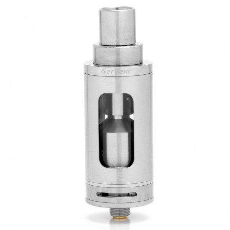 Authentic Wotofo Serpent RTA Rebuildable Tank Atomizer - Silver, Stainless Steel, 4mL, 22mm Diameter
