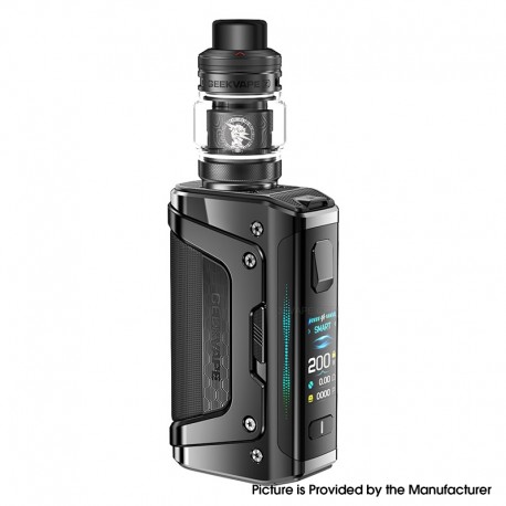 [Ships from Bonded Warehouse] Authentic GeekVape Aegis Legend 5 Mod with Z Sub-Ohm Tank 5 - Carbon Black, 5~200W, 2 x 18650