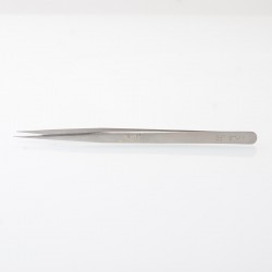 Authentic VETUS ST-11 HRC 38 Professional Tweezers Tool Non-magnetic Stainless Steel Pointed Tip - Silver