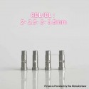 Rekavape Replacement RDL / DL AFC Air Pin Set for Monarchy OST-R Moyard Style MTL RTA - 2mm, 2.5mm, 3mm and 3.5mm (4 PCS)