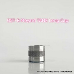 Rekavape Replacement Long Cap for Monarchy OST-R Moyard Style MTL RTA Atomizer - Silver