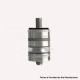 Rekavape Monarchy OST-R Moyard Style MTL RTA Atomizer - Silver, 316SS + POM + PCTG, 3.5ml, Air Pin 1.0, 1.2, 1.5, 1.8mm, 22mm