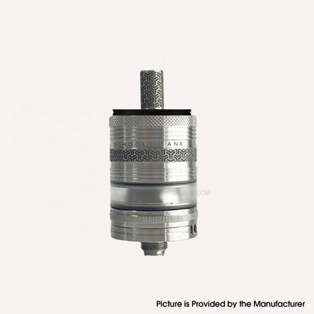 Rekavape Monarchy OST-R Moyard Style MTL RTA Atomizer - Silver, 316SS + POM + PCTG, 3.5ml, Air Pin 1.0, 1.2, 1.5, 1.8mm, 22mm