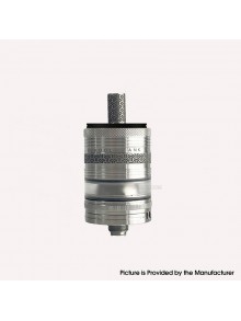 Rekavape Monarchy OST-R Moyard Style MTL RTA Atomizer - Silver, 316SS + POM + PCTG, 3.5ml, Air Pin 1.0, 1.2, 1.5, 1.8mm, 22mm