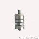 Rekavape Monarchy OST-R Moyard Style MTL RTA Atomizer - Silver, 316SS + PC + PCTG, 3.5ml, Air Pin 1.0, 1.2, 1.5, 1.8mm, 22mm