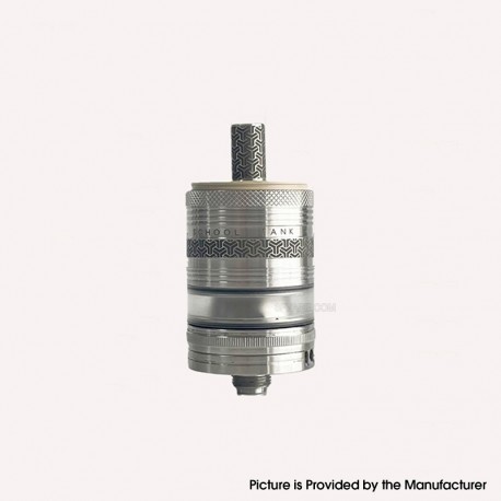 Rekavape Monarchy OST-R Moyard Style MTL RTA Atomizer - Silver, 316SS + PC + PCTG, 3.5ml, Air Pin 1.0, 1.2, 1.5, 1.8mm, 22mm