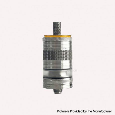 Rekavape Monarchy OST-R Moyard Style MTL RTA Atomizer - Silver, 316SS + PEI + PCTG, 4.5ml, Air Pin 1.0, 1.2, 1.5, 1.8mm, 22mm