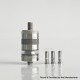 Rekavape Monarchy OST-R Moyard Style MTL RTA Atomizer - Silver, 316SS + POM + PCTG, 4.5ml, Air Pin 1.0, 1.2, 1.5, 1.8mm, 22mm