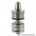 YFTK Vico Style MTL / RDL RTA Rebuildable Tank Atomizer - Silver, 4ml, 22mm Diameter