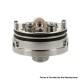 YFTK Vico Style MTL / RDL RTA Rebuildable Tank Atomizer - Silver, 4ml, 22mm Diameter