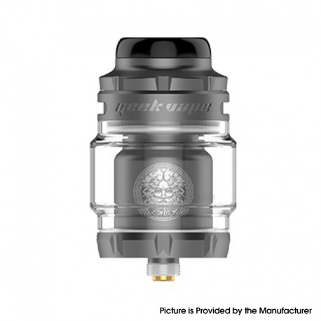 [Ships from Bonded Warehouse] Authentic GeekVape ZX II Mesh RTA Tank Atomizer - Gun Metal, 3.5ml / 4.5ml, 25mm Diameter
