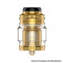 [Ships from Bonded Warehouse] Authentic GeekVape ZX II Mesh RTA Tank Atomizer - Gold, 3.5ml / 4.5ml, 25mm Diameter
