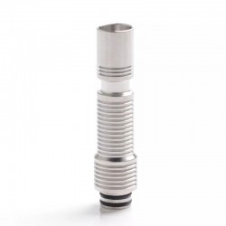 YFTK Replacement 510 Drip Tip for ParavozZ Ghost V2 RDTA / RDA / RTA / Sub Ohm Tank Atomizer - Silver, 316 Stainless Steel