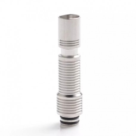 YFTK Replacement 510 Drip Tip for ParavozZ Ghost V2 RDTA / RDA / RTA / Sub Ohm Tank Atomizer - Silver, 316 Stainless Steel