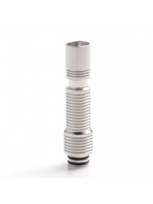 YFTK Replacement 510 Drip Tip for ParavozZ Ghost V2 RDTA / RDA / RTA / Sub Ohm Tank Atomizer - Silver, 316 Stainless Steel