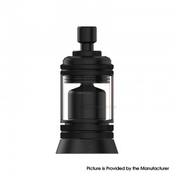 Authentic Thunder Cloud X MikeVapes Blaze MTL RTA Atomizer - Matte Black, Single Coil, 3.0ml, 22mm Diameter