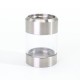 SXK Replacement Combi Tank Tube for SXK VAPE SYSTEM BY-KA V.11 V11 Style RTA Atomizer - Silver, SS + PC