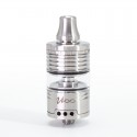 SXK Vico Style MTL / RDL RTA Rebuildable Tank Atomizer - Silver, 4ml, 22mm Diameter