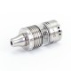 SXK Vico Style MTL / RDL RTA Rebuildable Tank Atomizer - Silver, 4ml, 22mm Diameter