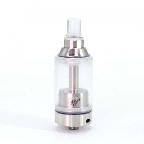 SXK BY-KA V.11 V11 Style MTL RTA Atomizer Standard Set - Silver, 316SS + PCTG, Air Pins 1.0 / 1.2 / 1.4 / 1.7mm, 23mm Diameter