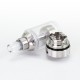 SXK BY-KA V.11 V11 Style MTL RTA Atomizer Standard Set - Silver, 316SS + PCTG, Air Pins 1.0 / 1.2 / 1.4 / 1.7mm, 23mm Diameter