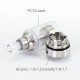 SXK BY-KA V.11 V11 Style MTL RTA Atomizer Standard Set - Silver, 316SS + PCTG, Air Pins 1.0 / 1.2 / 1.4 / 1.7mm, 23mm Diameter