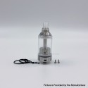 YFTK BY-KA V.11 V11 Style MTL RTA Atomizer Standard Set - Silver, 316SS + PCTG, Air Pins 1.0 / 1.2 / 1.5mm, 23mm Diameter