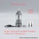 YFTK BY-KA V.11 V11 Style MTL RTA Atomizer Standard Set - Silver, 316SS + PCTG, Air Pins 1.0 / 1.2 / 1.5mm, 23mm Diameter