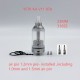 YFTK BY-KA V.11 V11 Style MTL RTA Atomizer Standard Set - Silver, 316SS + PCTG, Air Pins 1.0 / 1.2 / 1.5mm, 23mm Diameter