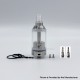 YFTK BY-KA V.11 V11 Style MTL RTA Atomizer Standard Set - Silver, 316SS + PCTG, Air Pins 1.0 / 1.2 / 1.5mm, 23mm Diameter