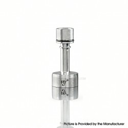 Rekavape Replacement Standard Round Chamber for Rekavape VAPE SYSTEM BY-KA V.11 V11 Style Standard RTA Atomizer 5.0ml - Silver