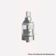 Rekavape BY-KA V.11 V11 Style MTL RTA Atomizer Nano Set - Silver, 316SS + PC, 3.5ml, Air Pins 1.2 / 1.4 / 1.7mm, 23mm Diameter