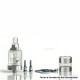 Rekavape BY-KA V.11 V11 Style MTL RTA Atomizer Nano Set - Silver, 316SS + PC, 3.5ml, Air Pins 1.2 / 1.4 / 1.7mm, 23mm Diameter