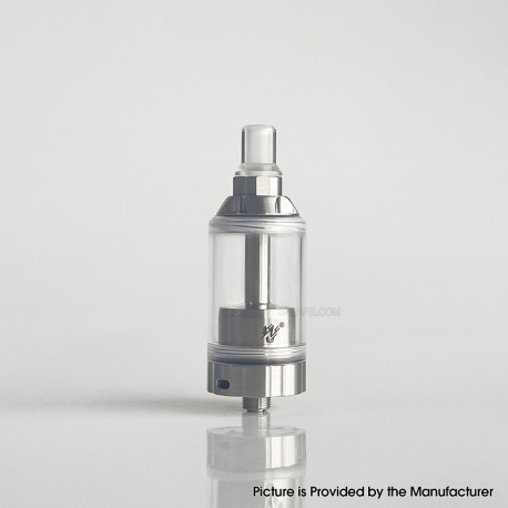 Rekavape BY-KA V.11 V11 Style MTL RTA Atomizer Standard Set - Silver, 316SS + PC, 5ml, Air Pins 1.2 / 1.4 / 1.7mm, 23mm Diameter