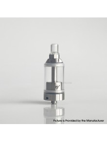 Rekavape BY-KA V.11 V11 Style MTL RTA Atomizer Standard Set - Silver, 316SS + PC, 5ml, Air Pins 1.2 / 1.4 / 1.7mm, 23mm Diameter