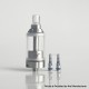 Rekavape BY-KA V.11 V11 Style MTL RTA Atomizer Standard Set - Silver, 316SS + PC, 5ml, Air Pins 1.2 / 1.4 / 1.7mm, 23mm Diameter