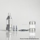Rekavape BY-KA V.11 V11 Style MTL RTA Atomizer Standard Set - Silver, 316SS + PC, 5ml, Air Pins 1.2 / 1.4 / 1.7mm, 23mm Diameter