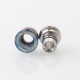 Rekavape Mission XV Mini Nuke V2 Style Boro BB Drip Tip Set for BB / Billet Boro Mod - Ebtropic, Titanium + Stainless Steel