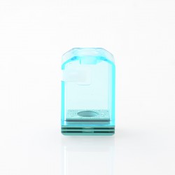 Authentic Veepon Tita X2 Boro Tank for BB / Billet / Boro Mod - Damascus + Blue, Stainless Steel + PCTG