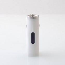 Authentic SR Steam Rebellion Zero Fighter DNA60 60W VW Box Mod - White, POM + SS, VW 1~60W, 1 x 18650, Evolv DNA60 Chipset