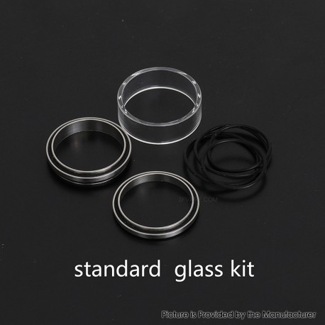YFTK Standard Glass Kit for Four One Five 415 Virtuous Style 22mm RTA - Transparent