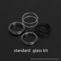 YFTK Standard Glass Kit for Four One Five 415 Virtuous Style 22mm RTA - Transparent